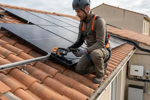 Installation photovoltaïque dans l'Oise